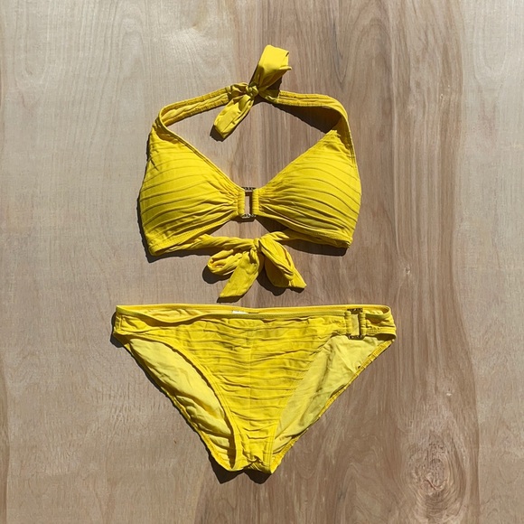 Lauren Ralph Lauren Other - LAUREN by Ralph Lauren Swim Yellow Bikini 12/L